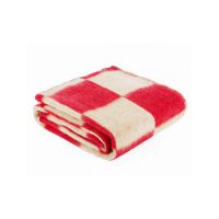 Одеяло 1,5сп п/ш (70% шерсть) Шуя клетка